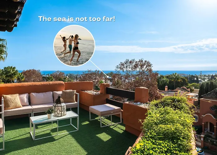 Semesterbostad Vacation I La Alzambra Peaceful Hideaway With Sea Views Marbella