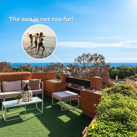 Casa de Férias Vacation I La Alzambra Peaceful Hideaway With Sea Views, Close To Puerto Banus, Large Communal Pool, Luxury Renovated Interiors, Sun-drenched Terrace Marbella